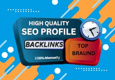 I will make permanent 400 HQ SEO Profile Backlinks to get more traffic