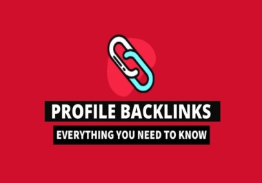 20 High Quality Profile Creation Unique Backlinks