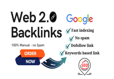 I will create web 2 0 backlinks with super high da manually optimized