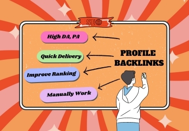 200+ Top Profile Manually Created High-Quality Backlinks