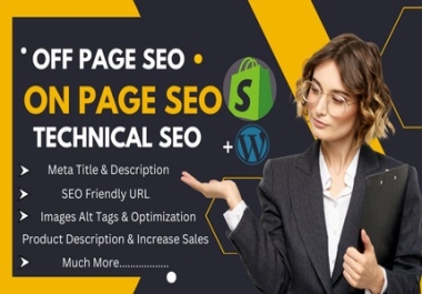 I will do advance shopify seo for top google ranking and sales