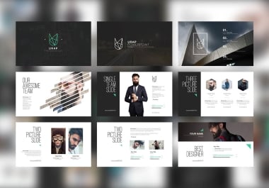 I will design professional powerpoint presentation and pitch deck