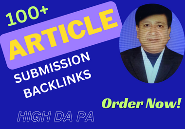 High quality do follow 180 Article submission backlinks
