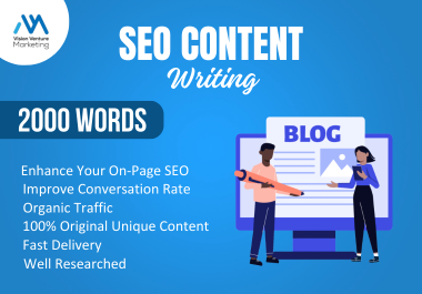 2000 Words Content Writing,  Article Writing,  Blog Writing