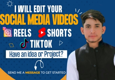 tiktok reels and shorts video editing with captions