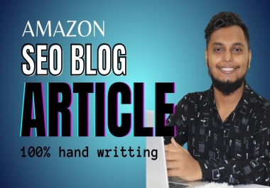I will write amazon articles,  seo friendly blog post for google AdSense approval