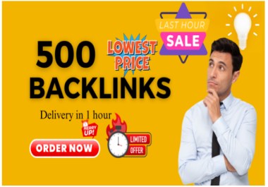 I Will Create 500 Do-Follow SEO Profile Backlinks Limited Offer