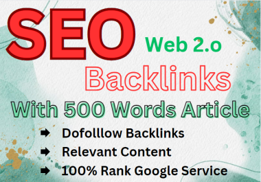 I will publish 200 plus web 2.0 backlinks