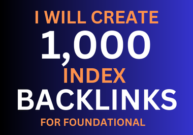 1000 fast index dofollow off page seo backlinks for google ranking