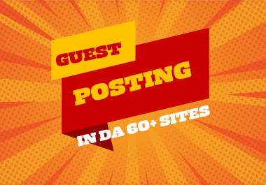 Providing you 10 guest posting backlink in high authority sites in low price