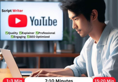 Quality YouTube Scriptwriter for High-Impact Content Creation Scriptwriter
