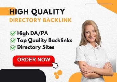 I will create 300 high quality directory backlink