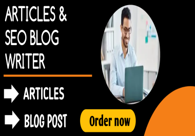 I will write SEO blog post and article