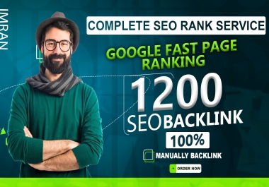 I will 1200 provide complete link building seo dofollow Backlink service