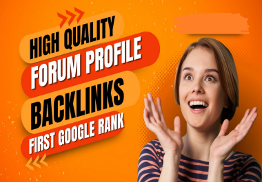 I will create 40,000 forum profile backlinks to increase google rank