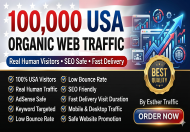 100,000 USA ORGANIC TRAFFIC IN 5DAYS