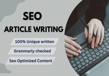 I will write 2000 words high optimized SEO articles