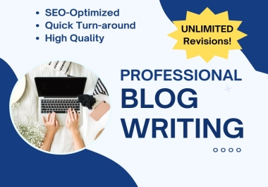 SEO-Optimized Blogs Professional Blog Content Service