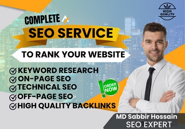 I will do monthly white hat SEO service and management to rank your website