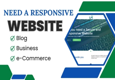 Get a professional designed Business website on WordPress