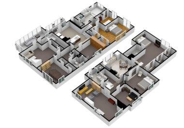 I will design 2d and 3d floor plan with floorplanner. com