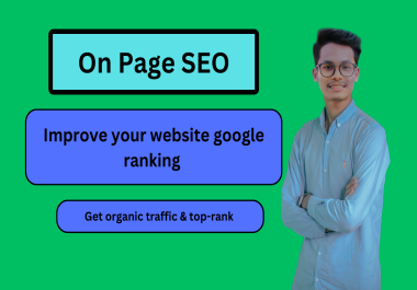 I will do professional website on-page SEO and complete technical optimization for WordPress