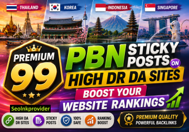 Premium 99 PBN Sticky Posts on DA 50+ Sites to Boost Your Website Rankings