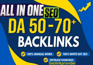 I Will Do 50 All In One SEO Backlinks DA50 Plus Improve Your Ranking