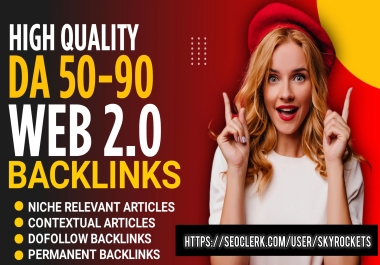 I will bulid high quality web 2.0 backlinks