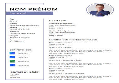 I create customized resumes tailored to highlight key aspects crucial for success in any languages j