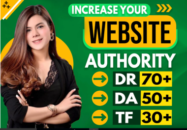 increase da30 Moz Domain authority and increase dr30