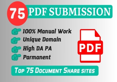 75 HQ PDF Submission To Document Sharing Sites
