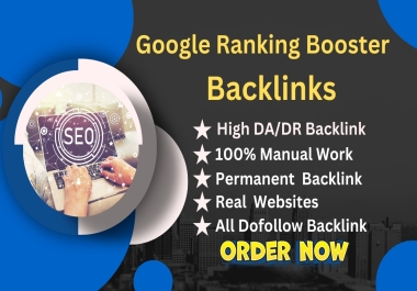 Rank your Website the google on top Get 100 HQ Backlinks in DA50 + Websites