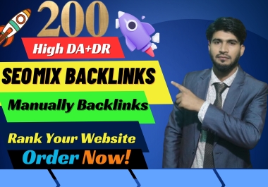 200+ Mixed Do Follow SEO manual backlinks for your website With High DA