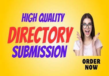 Instant Approve manually 120 Directory Submission backlinks for website ranking