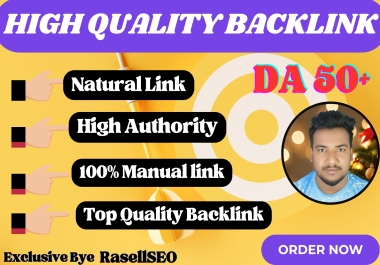 I will Create 100 High-quality Do Follow Seo Backlinks