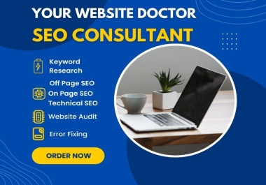 I will do On page,  off page,  Technical SEO,  SEO Audit and error Fixing