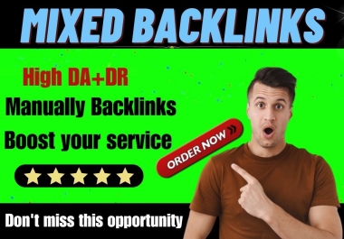 300+ Professional Mixed Backlink Services