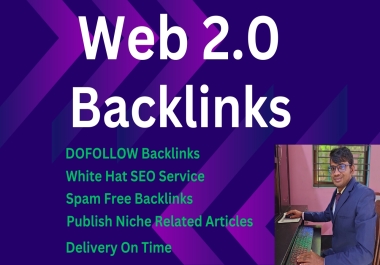 I will build 100 web 2 0 backlinks for rank your website