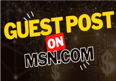 I will publish article on msn. com