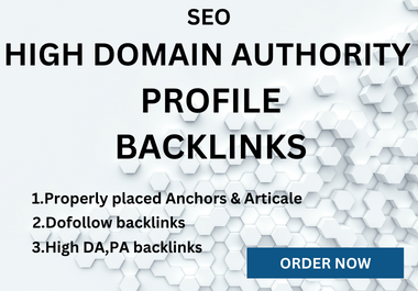 I will create high quality profile backlinks for business SEO ranking