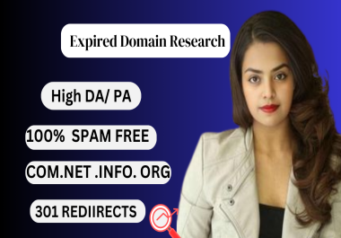I will search niche relevant with 90+ Backlink domain
