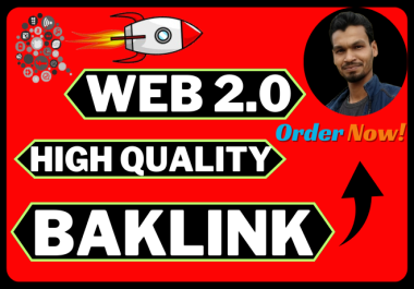 150 Web 2.0 high da Do Follow Unique and Permanent backlinks
