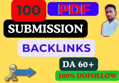 Professional PDF submission Services with130 SEO backlinks to up website