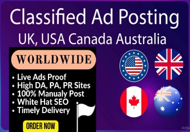 Classified ad posting in top classified sites