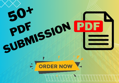 100 HQ PDF Submission SEO Backlinks Service