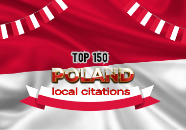 I will do poland top 300 local citation and directory submission for local  business  seo