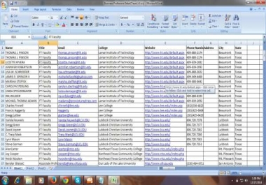I will do data entry and analysis