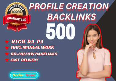Permanent 30 Profile Backlinks Off Page SEO Link Building