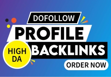 Boost Your Website's Visibility with 50 High DA SEO Profile Backlinks
